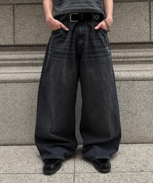kutir | DIRTY DAMAGE BAGGY DENIM PANTS/ヴィンテージライクダメージバギーデニムパンツ(デニムパンツ)