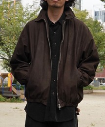 YOKO SAKAMOTO】 ZIP BLOUSON (Full Grain Leather)（ブルゾン）｜yoko