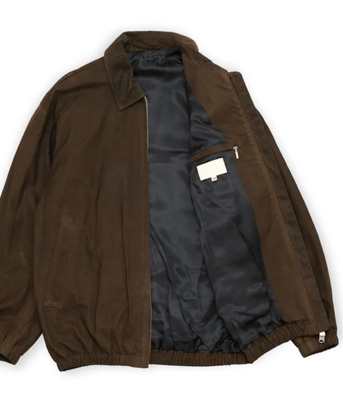 YOKO SAKAMOTO】 ZIP BLOUSON (Nubuck Leather)（ブルゾン）｜yoko