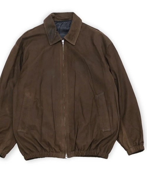 YOKO SAKAMOTO】 ZIP BLOUSON (Nubuck Leather)（ブルゾン）｜yoko