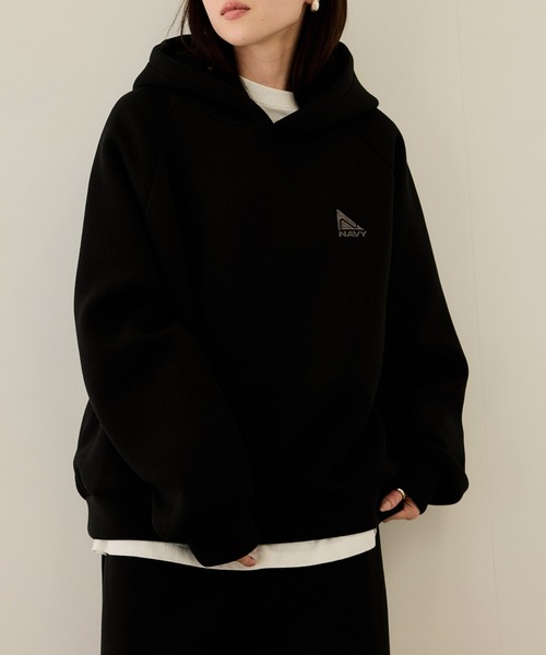 NAVY（ネイビー）の「nAvy ポンチワイドパーカー（パーカー・メンズ・ブラウン/グレー/ブラック・XL/L/S/M）」の12枚目の写真