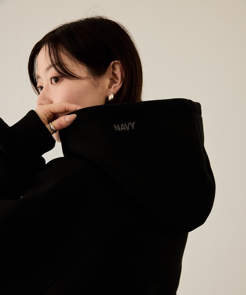 NAVY（ネイビー）の「nAvy ポンチワイドパーカー（パーカー・メンズ・ブラウン/グレー/ブラック・XL/L/S/M）」の14枚目の写真