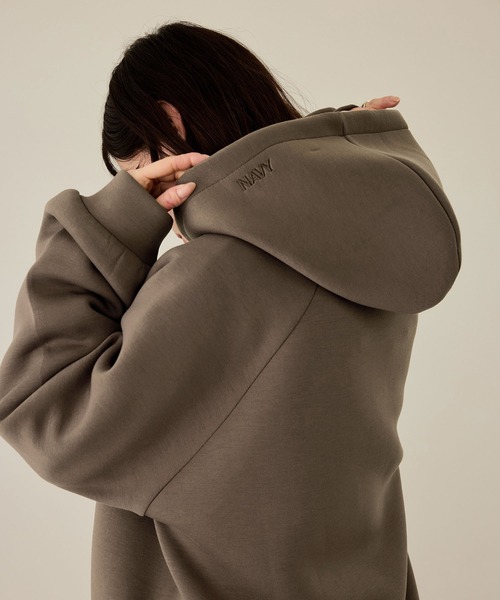 NAVY（ネイビー）の「nAvy ポンチワイドパーカー（パーカー・メンズ・ブラウン/グレー/ブラック・XL/L/S/M）」の22枚目の写真