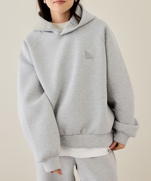 NAVY（ネイビー）の「nAvy ポンチワイドパーカー（パーカー・メンズ・ブラウン/グレー/ブラック・XL/L/S/M）」の17枚目の写真