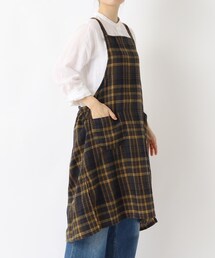 212 KITCHEN STORE(トゥワントゥキッチンストア)のタータンチェックエプロン YE(エプロン)