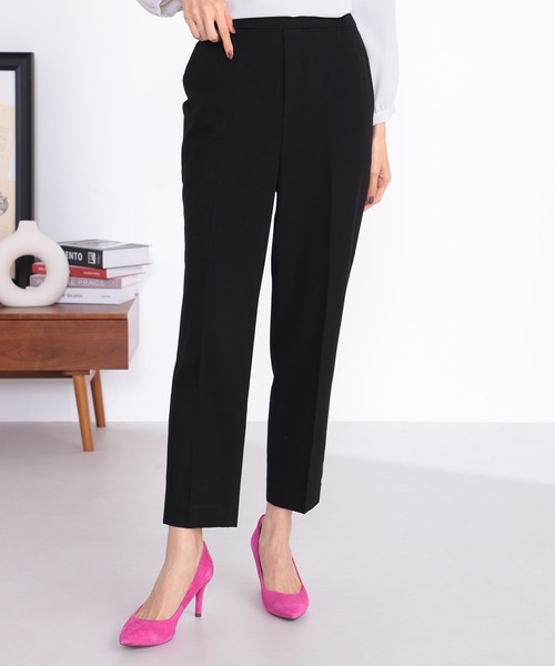 GALLORIA（ギャローリア）の「【キレメクパンツ】２WAYストレッチ起毛テーパードパンツ（その他パンツ・レディース・ライトパープル/チャコールグレー/グレー/ブラック・S/LL/L/M）」の5枚目の写真