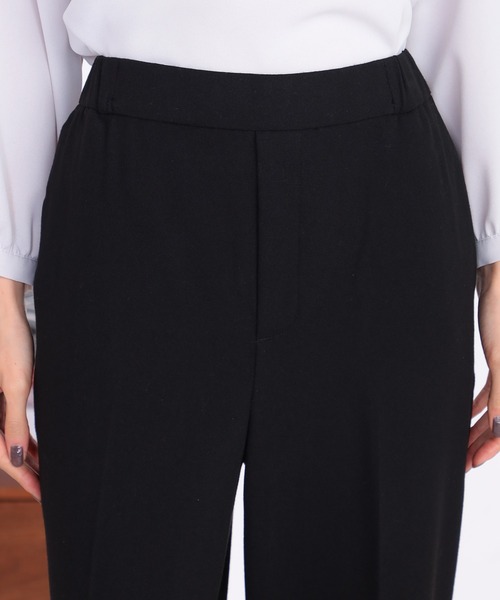 GALLORIA（ギャローリア）の「【キレメクパンツ】２WAYストレッチ起毛テーパードパンツ（その他パンツ・レディース・ライトパープル/チャコールグレー/グレー/ブラック・S/LL/L/M）」の7枚目の写真