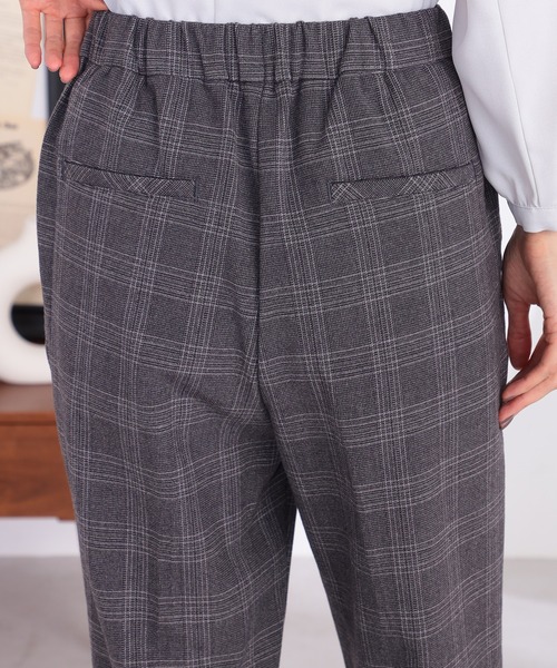 GALLORIA（ギャローリア）の「【キレメクパンツ】２WAYストレッチ起毛テーパードパンツ（その他パンツ・レディース・ライトパープル/チャコールグレー/グレー/ブラック・S/LL/L/M）」の11枚目の写真