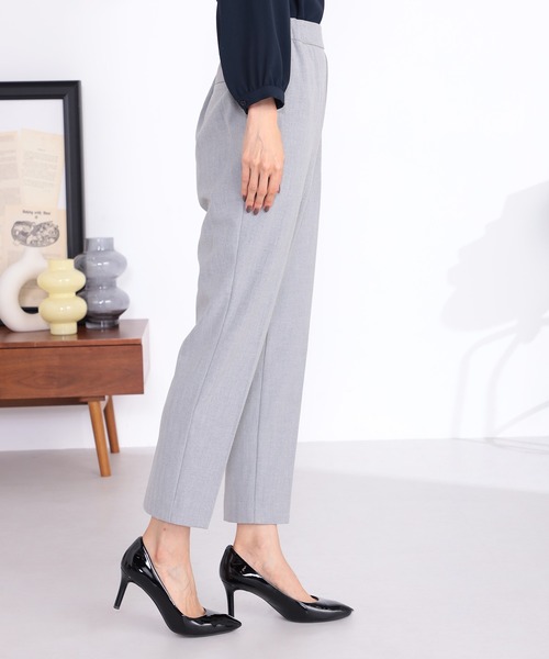 GALLORIA（ギャローリア）の「【キレメクパンツ】２WAYストレッチ起毛テーパードパンツ（その他パンツ・レディース・ライトパープル/チャコールグレー/グレー/ブラック・S/LL/L/M）」の14枚目の写真