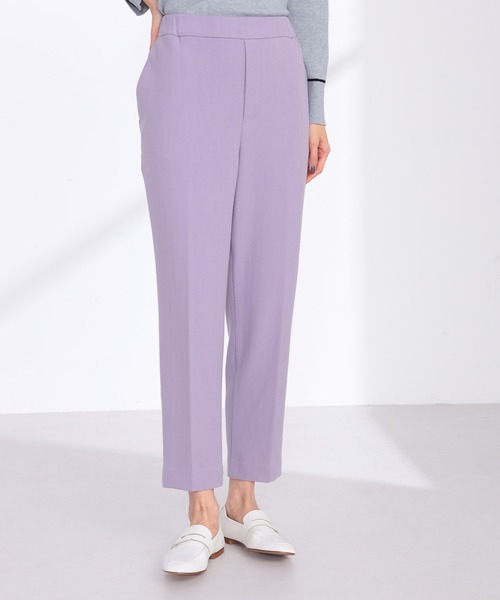 GALLORIA（ギャローリア）の「【キレメクパンツ】２WAYストレッチ起毛テーパードパンツ（その他パンツ・レディース・ライトパープル/チャコールグレー/グレー/ブラック・S/LL/L/M）」の17枚目の写真