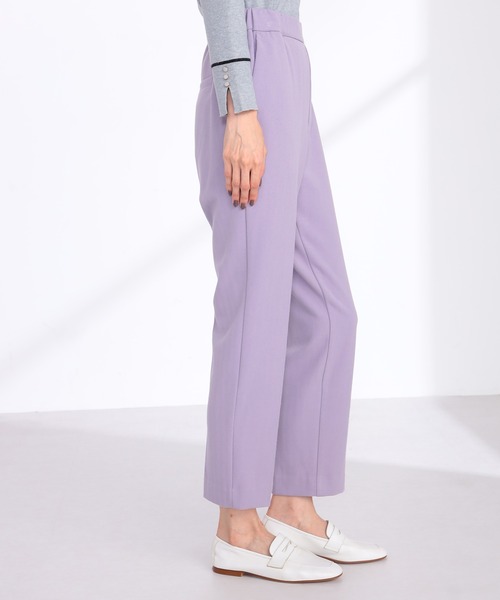 GALLORIA（ギャローリア）の「【キレメクパンツ】２WAYストレッチ起毛テーパードパンツ（その他パンツ・レディース・ライトパープル/チャコールグレー/グレー/ブラック・S/LL/L/M）」の19枚目の写真