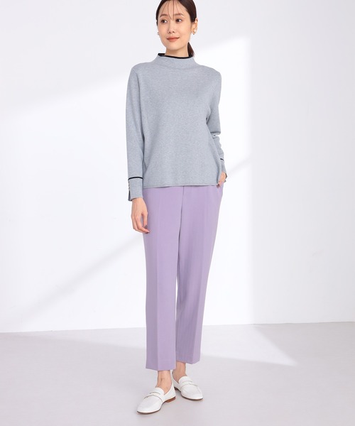 GALLORIA（ギャローリア）の「【キレメクパンツ】２WAYストレッチ起毛テーパードパンツ（その他パンツ・レディース・ライトパープル/チャコールグレー/グレー/ブラック・S/LL/L/M）」の20枚目の写真