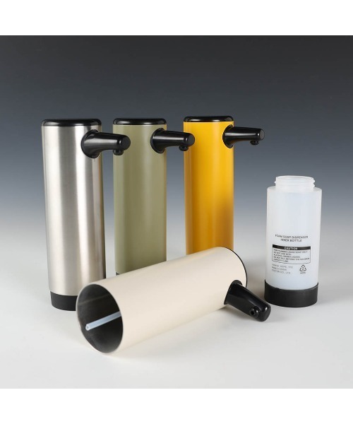 DULTON（ダルトン）の「FOAM SOAP DISPENSER/泡石鹸用 ソープディスペンサー（バス/トイレグッズ・メンズ・イエロー/セージグリーン/オフホワイト/シルバー・FREE）」の13枚目の写真