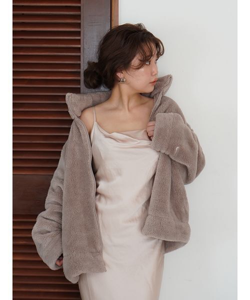 SNIDEL（スナイデル）の「【NIKE】NSWエッセンシャルSHERPAジャケット 