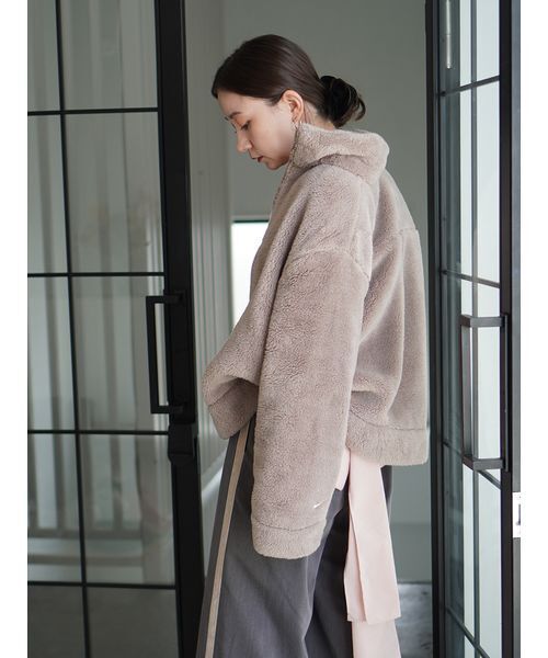 SNIDEL（スナイデル）の「【NIKE】NSWエッセンシャルSHERPAジャケット 
