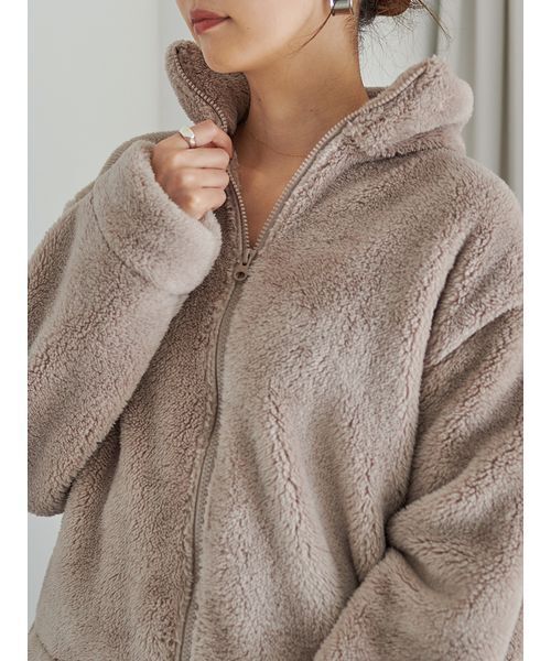 SNIDEL（スナイデル）の「【NIKE】NSWエッセンシャルSHERPAジャケット 