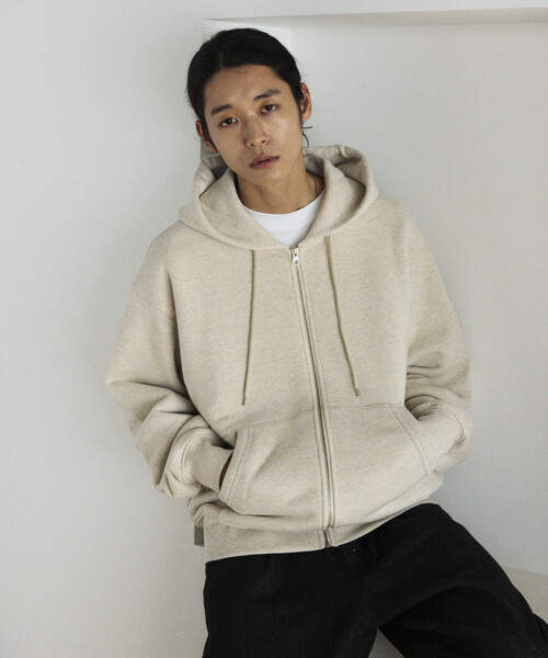 セール】COMFORT HEATHER ヴィンテージライク 裏毛 ジップパーカー