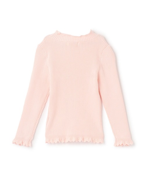 KP（ケーピー）の「リブタートル（ニット/セーター・キッズ・オフホワイト/ネイビー/ピンク・90cm/100cm/110cm/120cm/130cm/140cm/150cm/160cm）」の7枚目の写真