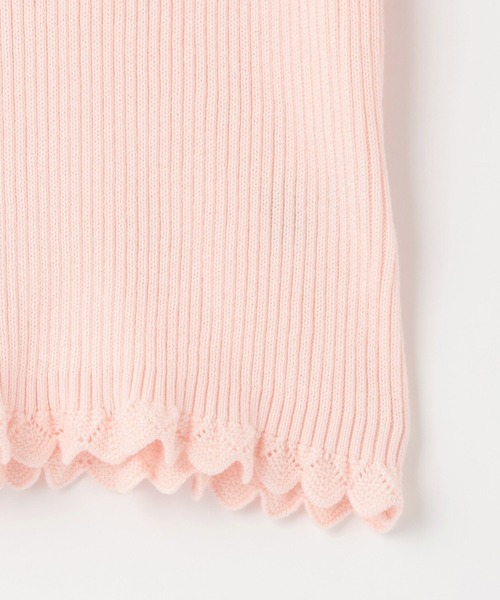 KP（ケーピー）の「リブタートル（ニット/セーター・キッズ・オフホワイト/ネイビー/ピンク・90cm/100cm/110cm/120cm/130cm/140cm/150cm/160cm）」の11枚目の写真