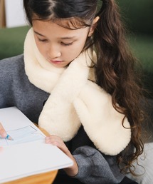 GLOBAL WORK（グローバルワーク）の「洗えるフワフワティペット/595545（ネックウォーマー/スヌード・キッズ）」