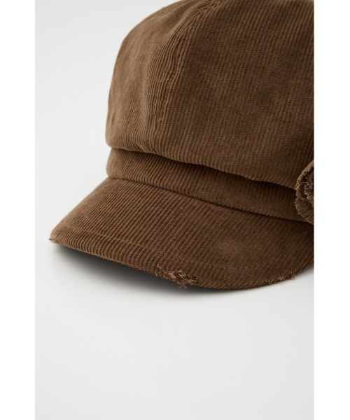 LAGUA GEM(ラグアジェム)の「CORDUROY CORSAGE キャスケット(キャスケット・レディース・ブラック/ブラウン・FREE)」の12枚目の写真