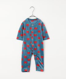 p.premier（ピードットプルミエ）の「ベロアタッチのメルティ起毛フリースぬくぬくカバーオール（ロンパース）」