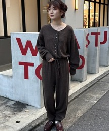 ROSE BUD | KNIT ALL IN ONE(つなぎ/オールインワン)