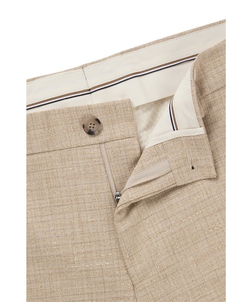BOSS(ボス)の「ストレッチツイード フォーマルパンツ(その他パンツ・メンズ・ホワイト・50/48/54/44/52/46)」の5枚目の写真