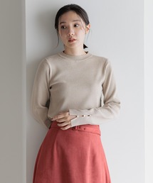 Andemiu | ソデボタンニット606098(ニット/セーター)