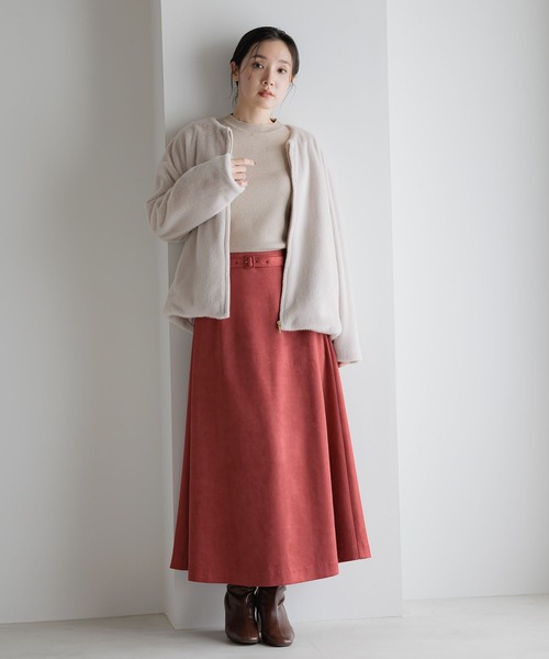 Andemiu（アンデミュウ）の「ソデボタンニット606098（ニット/セーター・レディース・アイボリー/ライトブルー/ネイビー/シャンパン・FREE）」の19枚目の写真