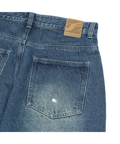 F.ILLUMINATE（フィルミネイト）の「スプラッシュウォッシングワイドデニムパンツ-ブルー（デニムパンツ・レディース・その他・SMALL/MEDIUM/LARGE）」の10枚目の写真