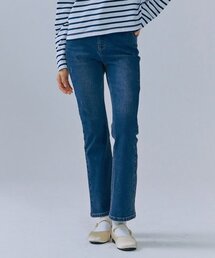 女性Mトーンヒドゥンバンディングブーツカットデニムパンツ-CERG2361B0N