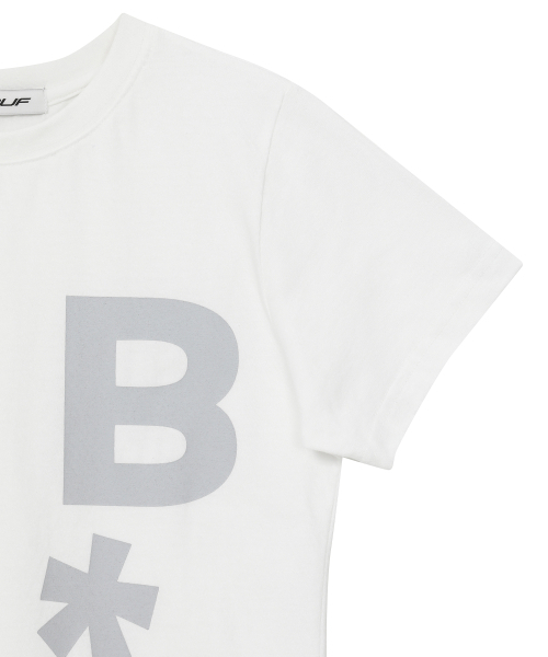 BAUF（バウフ）の「B logo スリムフィット Tシャツ [ホワイト]（Tシャツ/カットソー・レディース・その他・FREE）」の4枚目の写真