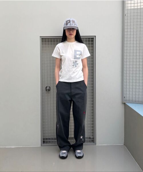 BAUF（バウフ）の「B logo スリムフィット Tシャツ [ホワイト]（Tシャツ/カットソー・レディース・その他・FREE）」の11枚目の写真