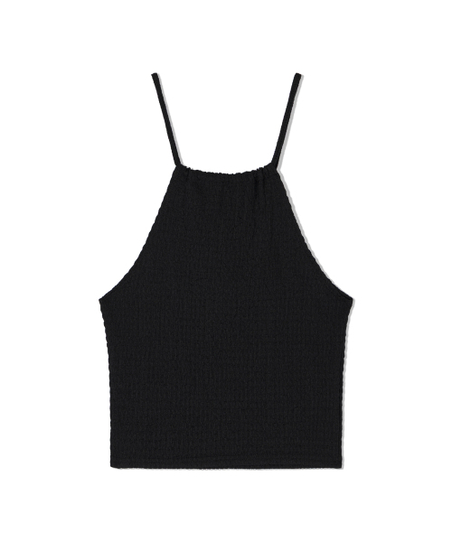 MOAA(モア)の「タイバックキャミソール(ブラック)(Tシャツ/カットソー・レディース・その他・SMALL/MEDIUM)」の2枚目の写真