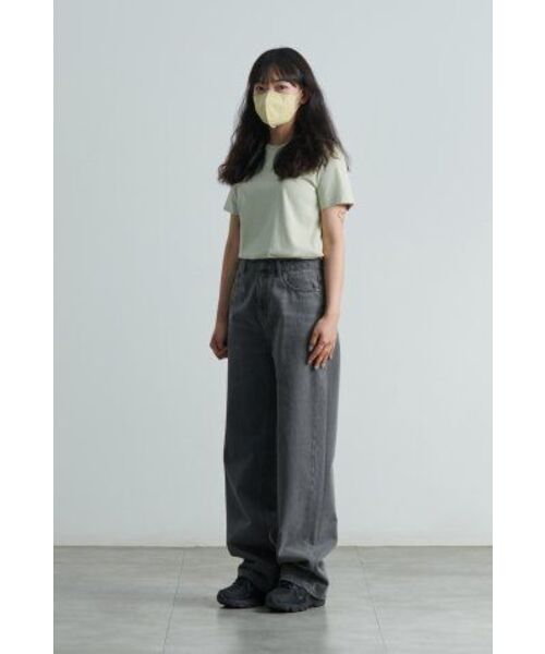 MUSINSA STANDARD WOMAN（ムシンサスタンダードウーマン）の「[クールタンダード] ウィメンズ ベーシック クルーネック Tシャツ [ペイルグリーン]（Tシャツ/カットソー・レディース・その他・SMALL/X-SMALL/LARGE/MEDIUM/X-LARGE）」の7枚目の写真