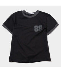 PLACE STUDIO | ベーシックグラフィック配色リングセミクロップショート半袖Tシャツ _ 2COLOR(Tシャツ/カットソー)