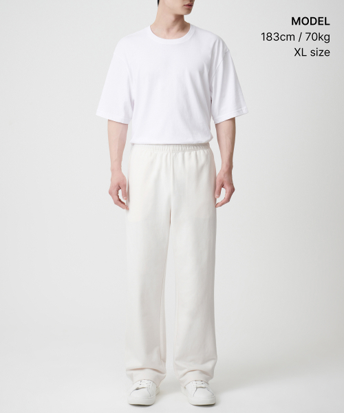 MUSINSA STANDARD(ムシンサスタンダード)の「ラウンジスウェットパンツ【クリーム】(スウェットパンツ・メンズ・その他・XX-LARGE/SMALL/MEDIUM/LARGE/X-LARGE)」の10枚目の写真