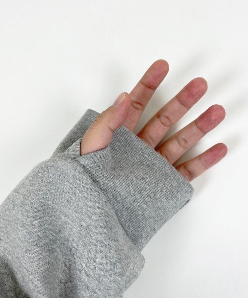 SK8ER ROCK（スケーターロック）の「Warmer napping sweat hoodie melange gray（パーカー・メンズ・その他・FREE）」の9枚目の写真