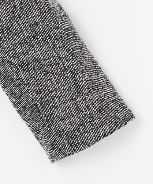 ANY SIS(エニィスィス)の「ライトストレッチ ツイード ジャケット(ノーカラージャケット・レディース・ネイビー系6/ライトグレー系6・X-SMALL)」の5枚目の写真