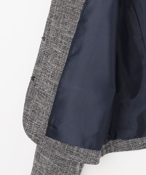 ANY SIS(エニィスィス)の「ライトストレッチ ツイード ジャケット(ノーカラージャケット・レディース・ネイビー系6/ライトグレー系6・X-SMALL)」の9枚目の写真