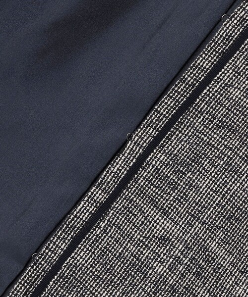 ANY SIS(エニィスィス)の「ライトストレッチ ツイード ジャケット(ノーカラージャケット・レディース・ネイビー系6/ライトグレー系6・X-SMALL)」の10枚目の写真