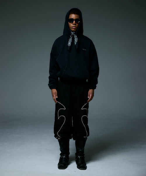 LIBERE(リベーレ)の「LIBERE リベーレ / REFLECT LOGO HOODIE ヴィンテージビッグシルエットリフレクトロゴフーディー パーカー / 255228-255229(パーカー・メンズ・ブラック/ネイビー・SMALL/MEDIUM/LARGE)」の3枚目の写真