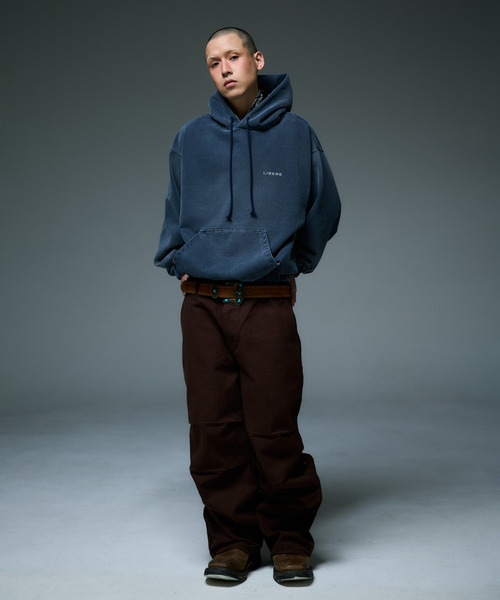 LIBERE(リベーレ)の「LIBERE リベーレ / REFLECT LOGO HOODIE ヴィンテージビッグシルエットリフレクトロゴフーディー パーカー / 255228-255229(パーカー・メンズ・ブラック/ネイビー・SMALL/MEDIUM/LARGE)」の14枚目の写真