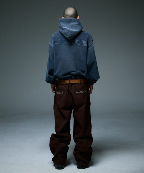 LIBERE(リベーレ)の「LIBERE リベーレ / REFLECT LOGO HOODIE ヴィンテージビッグシルエットリフレクトロゴフーディー パーカー / 255228-255229(パーカー・メンズ・ブラック/ネイビー・SMALL/MEDIUM/LARGE)」の16枚目の写真