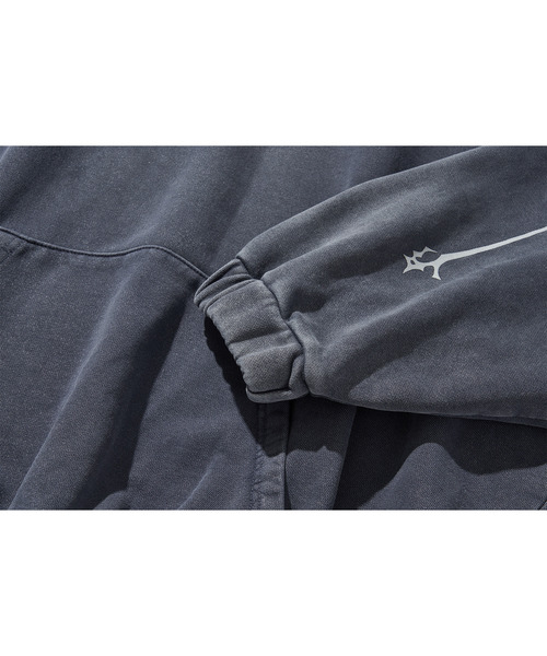 LIBERE(リベーレ)の「LIBERE リベーレ / REFLECT LOGO HOODIE ヴィンテージビッグシルエットリフレクトロゴフーディー パーカー / 255228-255229(パーカー・メンズ・ブラック/ネイビー・SMALL/MEDIUM/LARGE)」の21枚目の写真