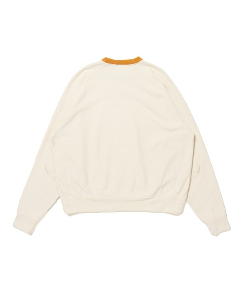 STUDIO SEVEN（スタジオ セブン）の「Two-tone Crew Neck Sweat（スウェット・メンズ・ナチュラル・MEDIUM/LARGE/X-LARGE）」の4枚目の写真
