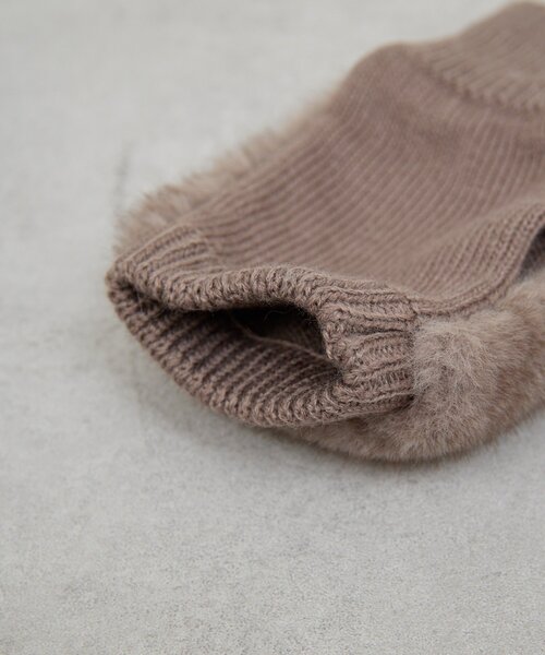 GALLARDAGALANTE（ガリャルダガランテ）の「エコファーハンドウォーマー（その他小物・レディース・ベージュ/グレイッシュベージュ・FREE）」の12枚目の写真