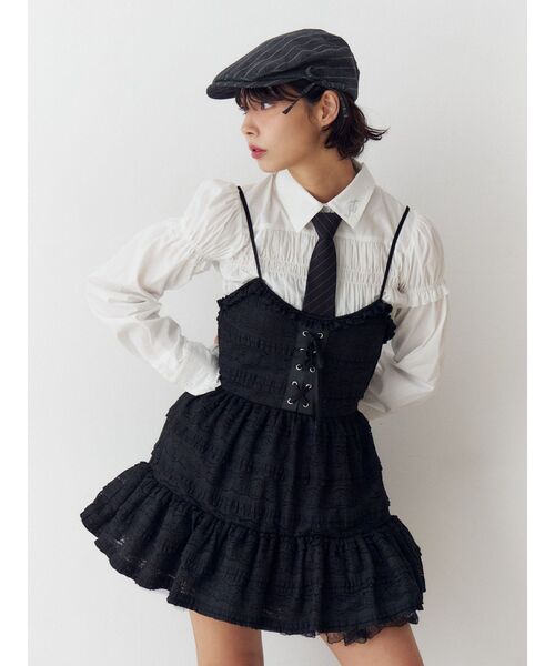 ボリュームレースキャミワンピース（ワンピース）｜jouetie