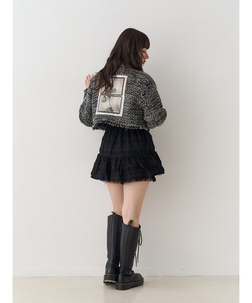 jouetie（ジュエティ）の「ボリュームレースキャミワンピース（ワンピース・レディース・オフホワイト/ボルドー/ブラック・MEDIUM）」の15枚目の写真